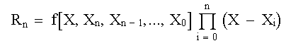 Error de Polinomio de Lagrange